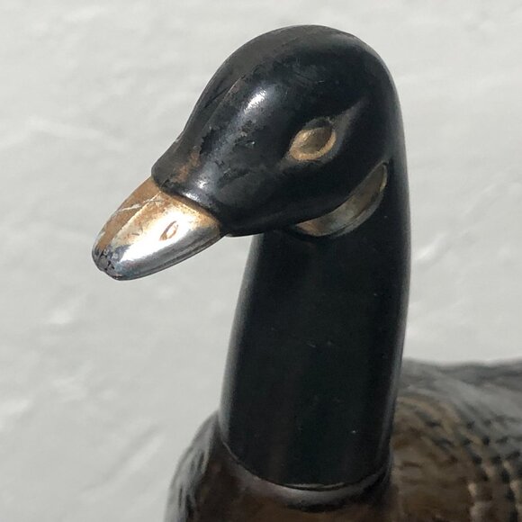 Vintage Avon Brown Glass Bottle GOOSE Decanter 5 oz Empty Bottle - Picture 9 of 12